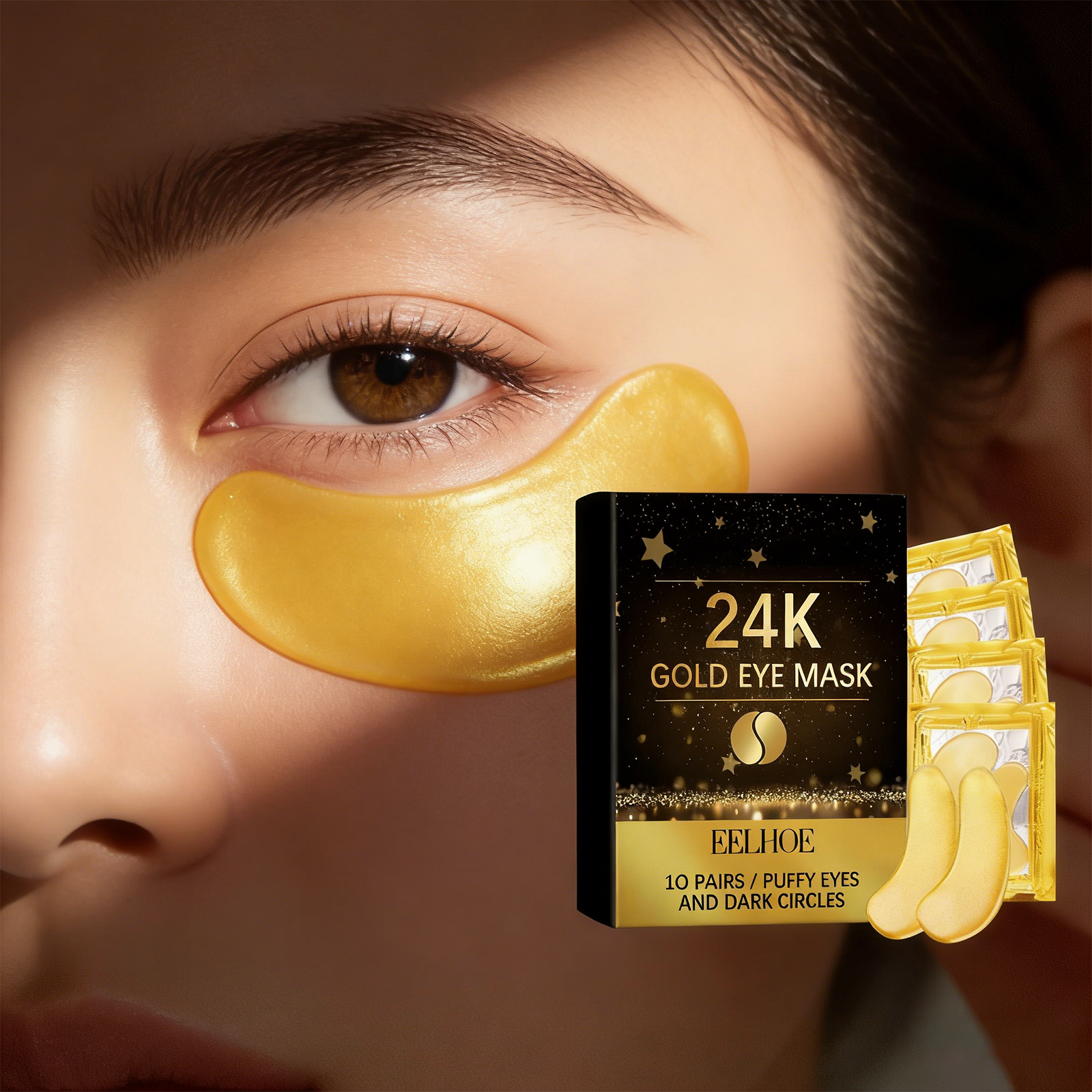 Luxury Skincare For Women - Nawilżająca, regenerująca maska pod oczy ze