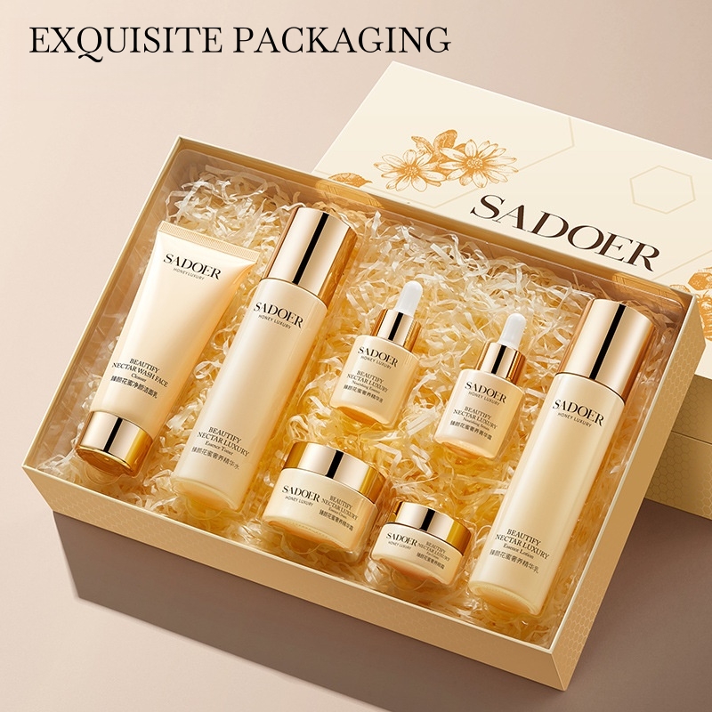 Luxury Natural Skincare - Luksusowy 7-częściowy zestaw do pielęgnacji skóry