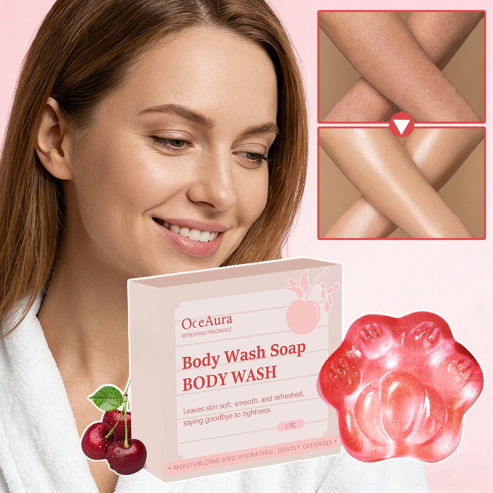 Luxury Skincare Essence - Nawilżające mydła do kąpieli z wiśniami,