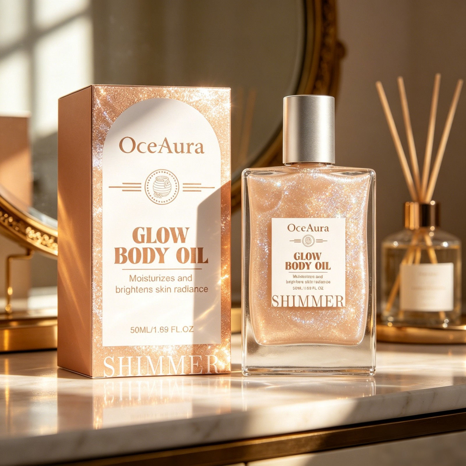 OceAura Honey Glow Body Oil Si – Luxury Natural Skincare recenzja i cena