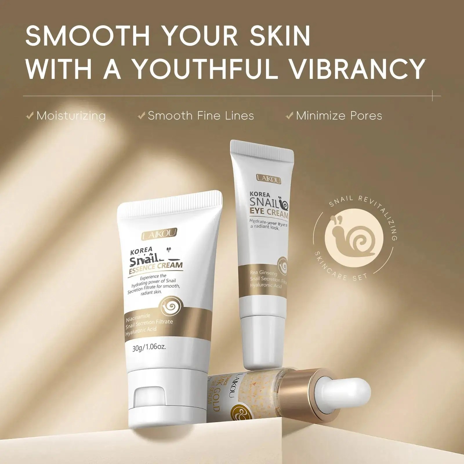 Zestaw serum, kremu pod oczy i – Luxury Natural Skincare recenzja i cena