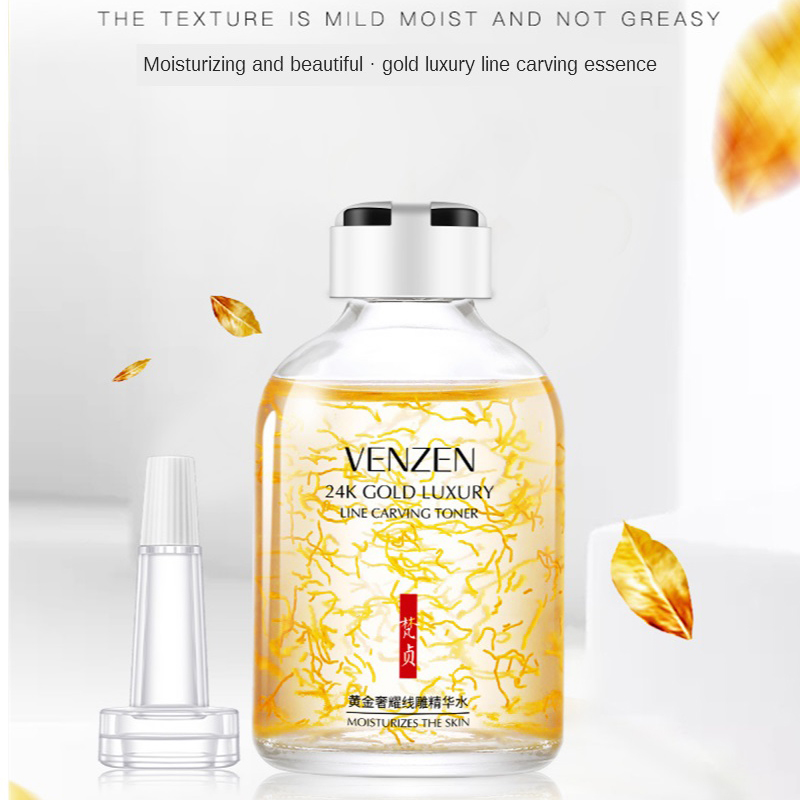 24K złota luksusowa linia rzeź – Luxury Skincare Essence recenzja i cena
